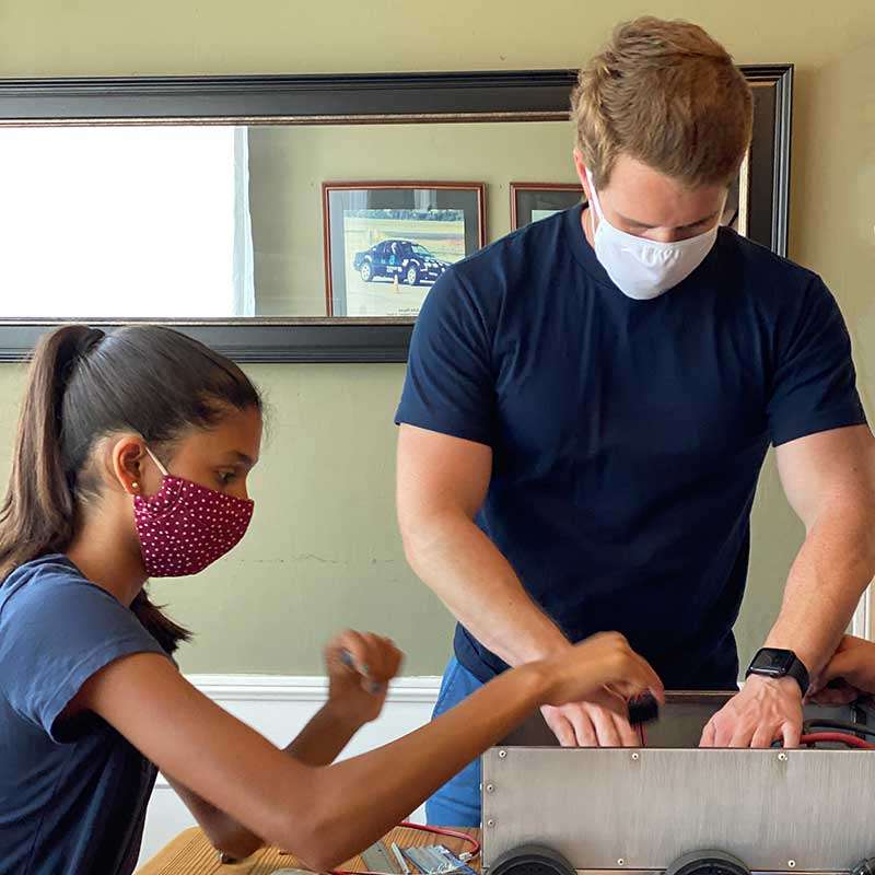 zachary sharpell mihika tiwari athena racing fabcamp build