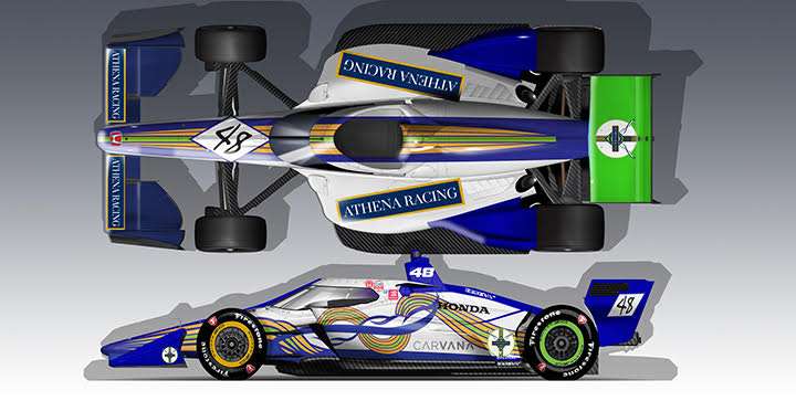 Heleina Athena Racing livery 1