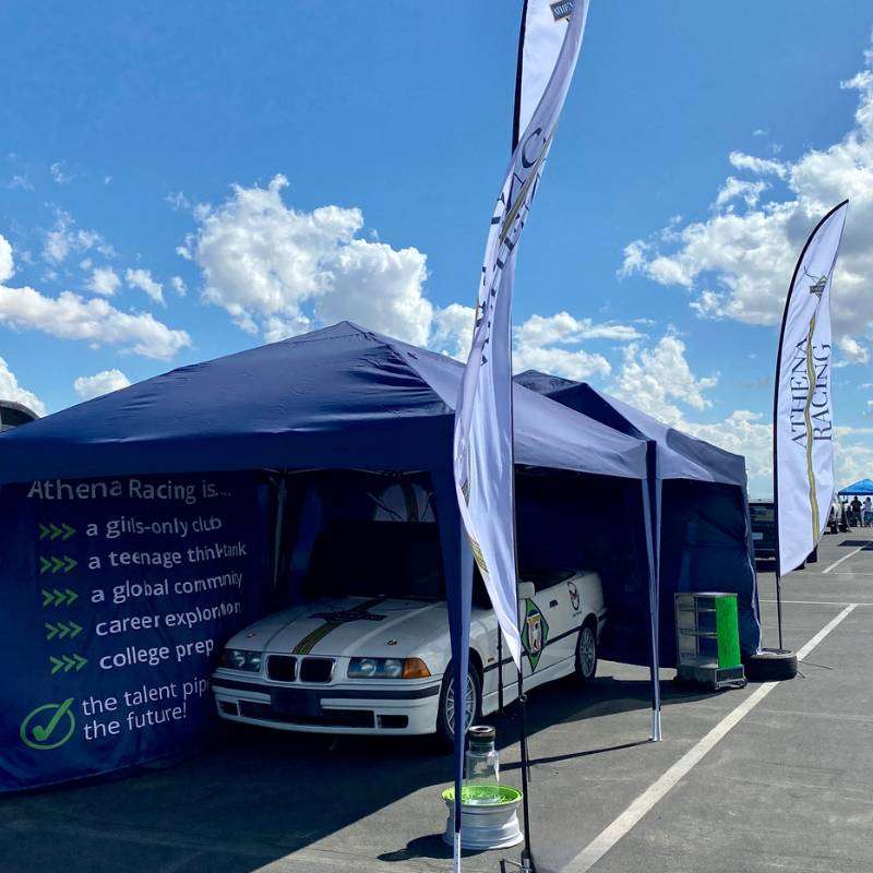 Club Athena BMW driving sim at Lucky Dog Racing Chuckwalla