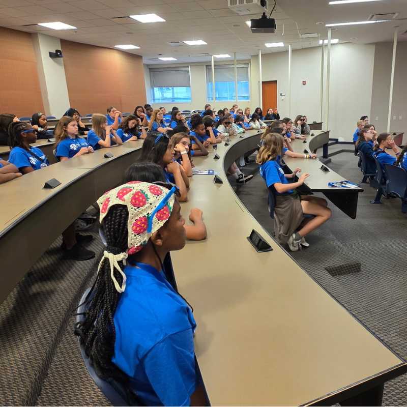 Loxley Browne - author talk - Tech Trek Camp at University of Alabama