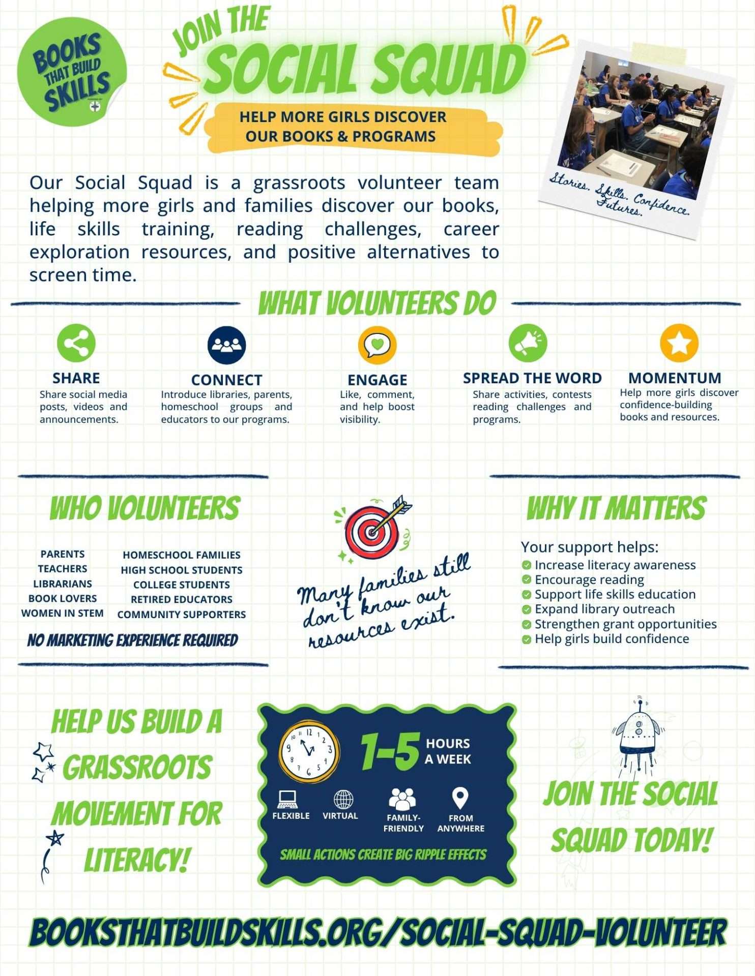 Volunteer for our Social Squad